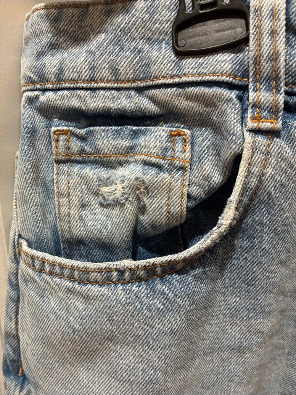 Pilcro Light Wash Denim Jean Shorts - Picture 3 of 7